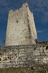 Абхазия. Новый Афон. Крепость Анакопия. Башня, построенная итальянцами из Генуи