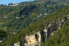 Абхазия. Новый Афон. Крепость Анакопия. Вид от Привратной башни