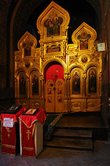 Абхазия. Новый Афон. Собор святого Великомученика и целителя Пантелеймона. Царские Врата