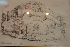 Сочи. Хоста. Реконструкционный рисунок Хостинской крепости (Генуэзской крепости)